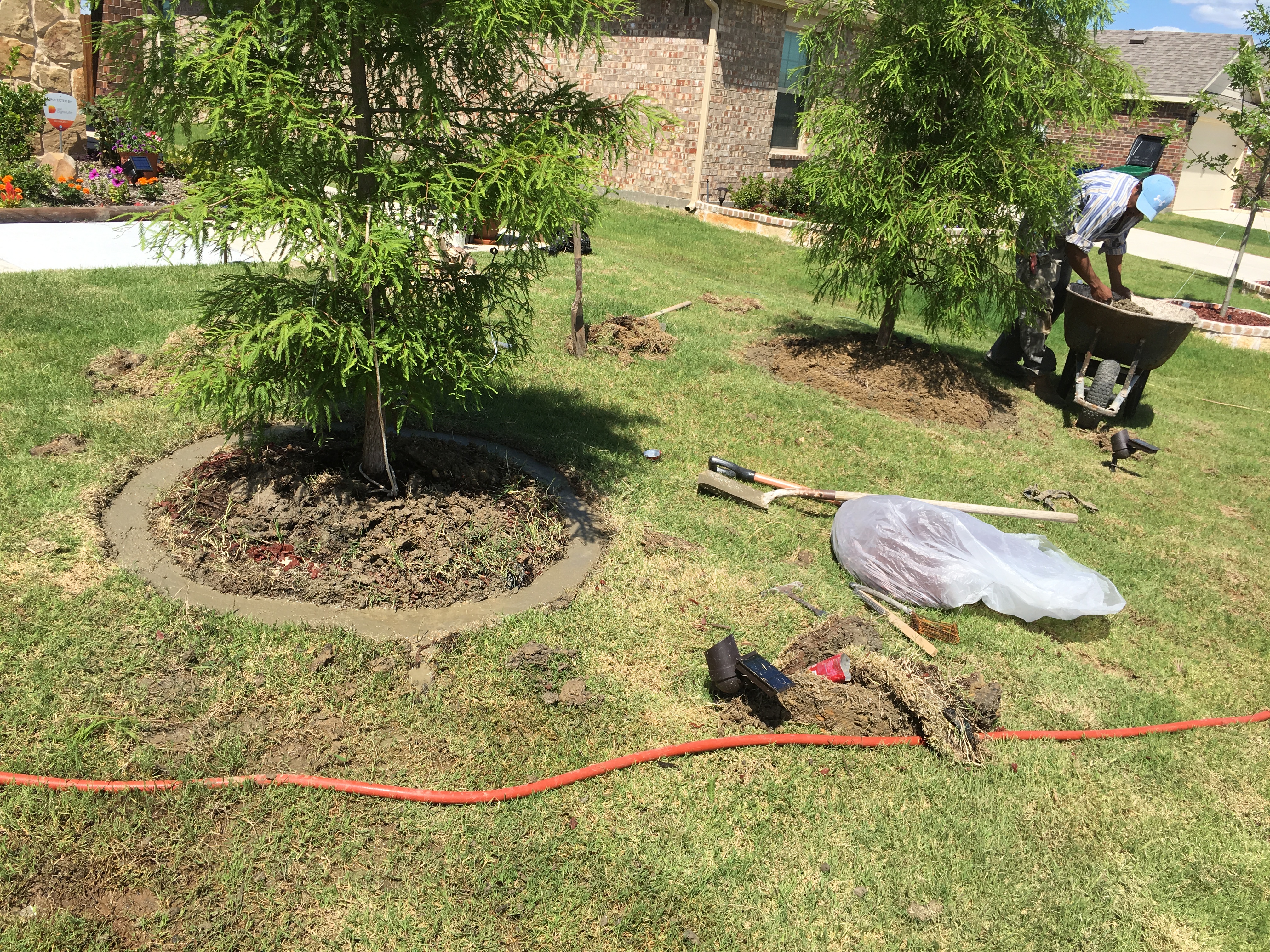 Landscaping project