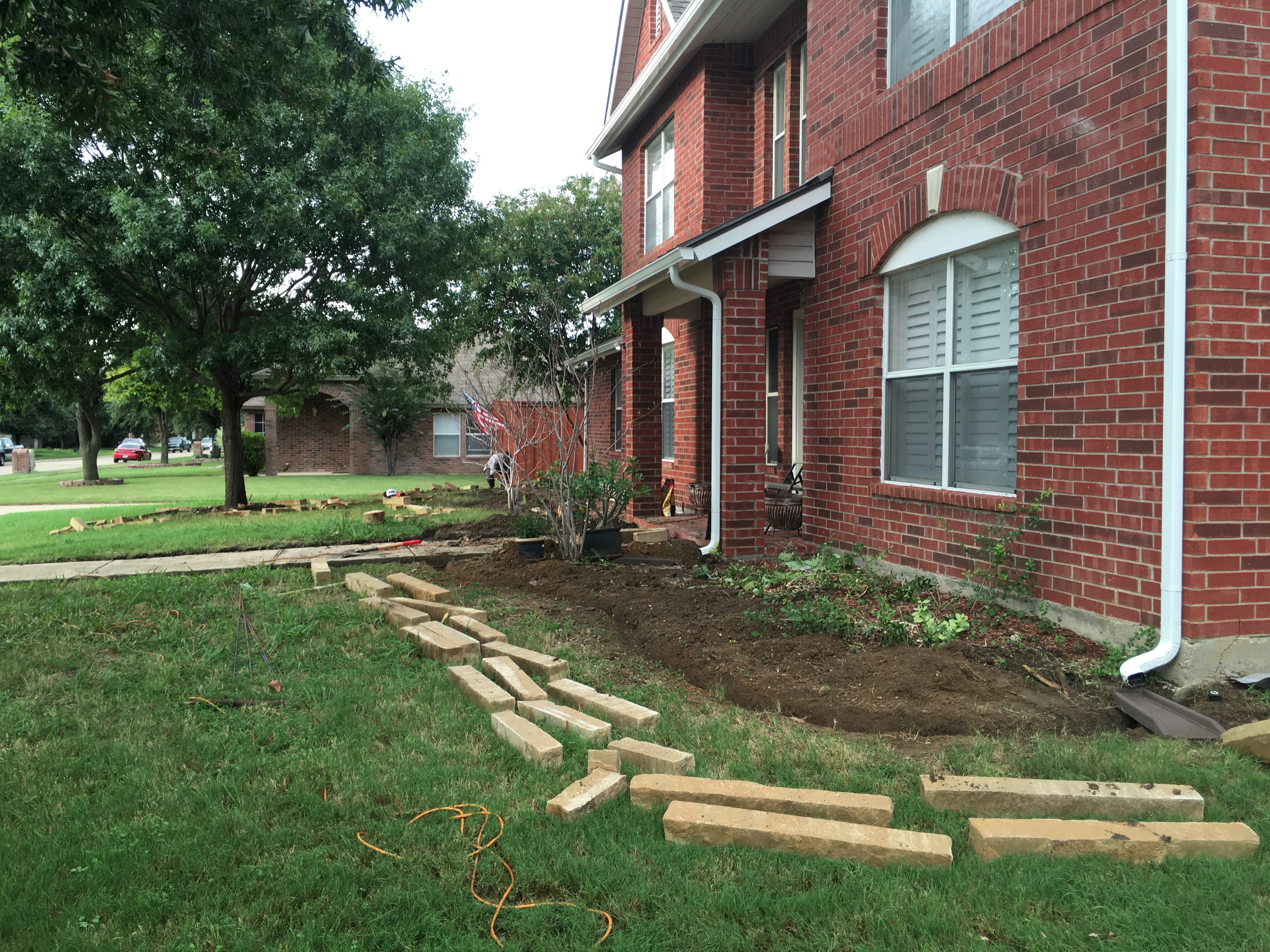 Landscaping project