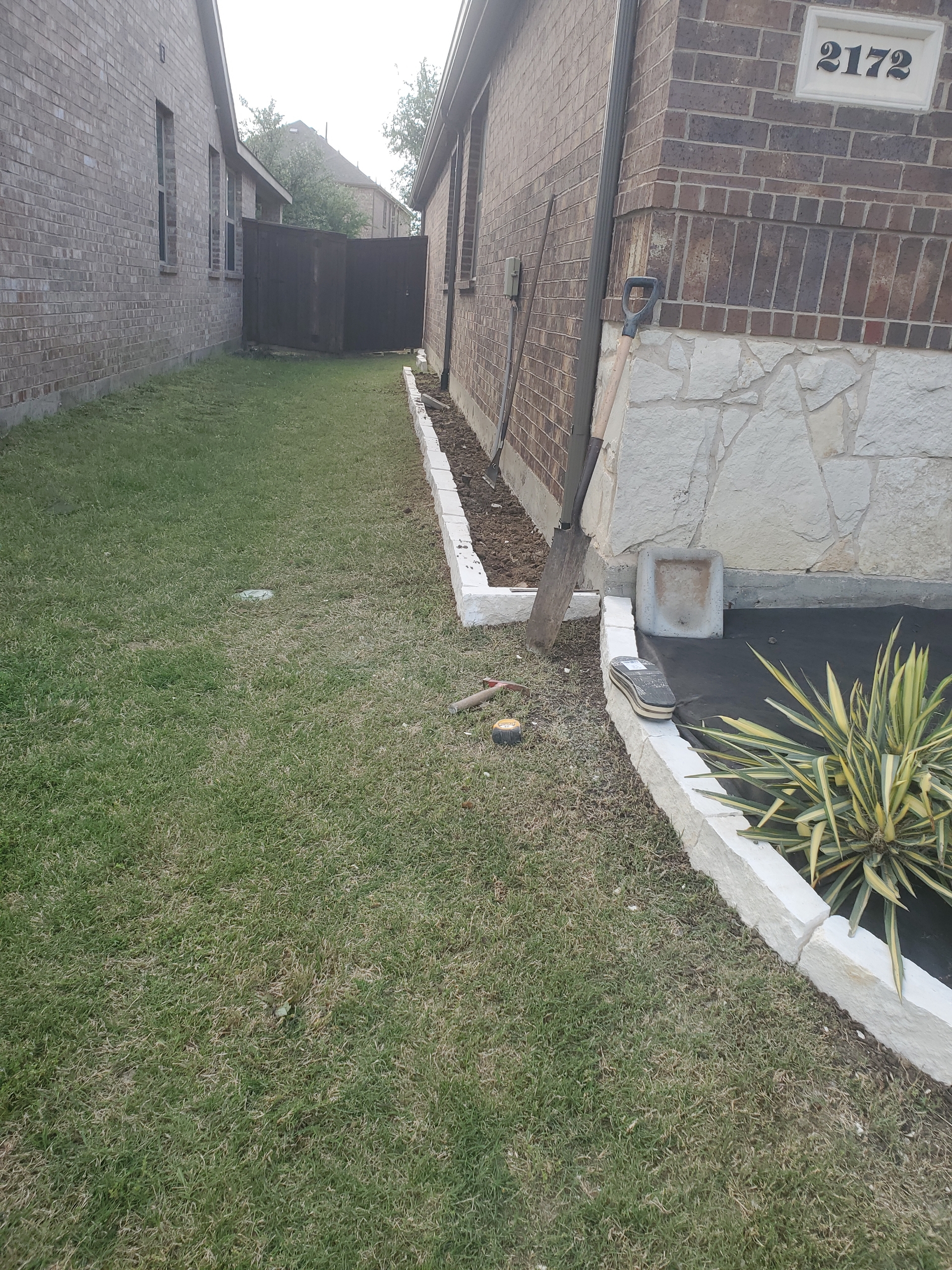 Landscaping project
